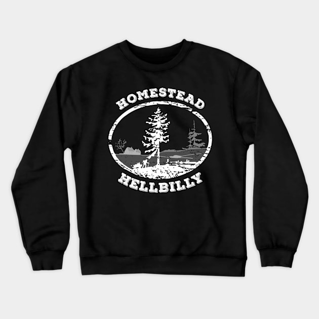 Homestead Hellbilly Crewneck Sweatshirt by anomalyalice